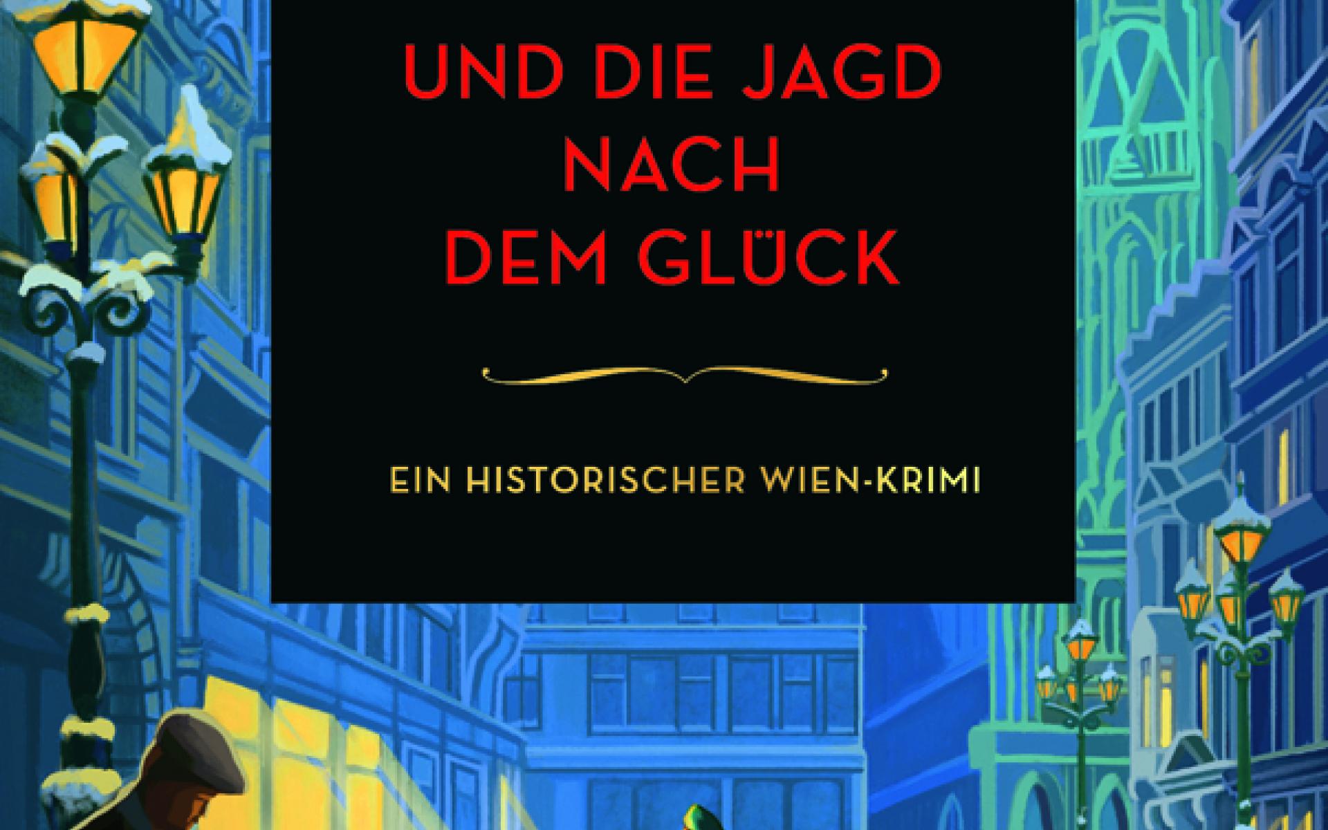 Buchcover: Menschen vor winterlicher Stadtkulisse